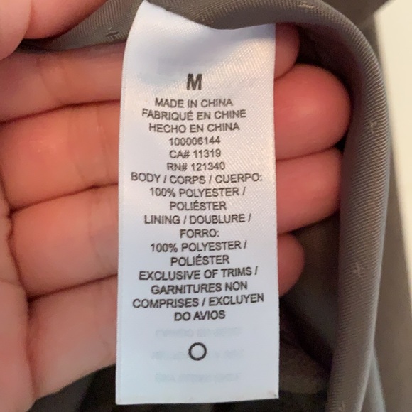 Dynamite - Olive Green Open Blazer - Size M - Picture 5 of 5